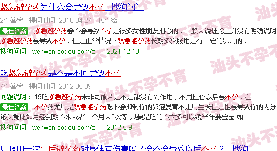 汕头*避孕药不孕不育